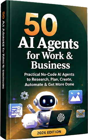 3D 50 AI Agents for Work and Business eBook